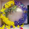 Balloon And Flowers Ring Decorations For Birthday In Bangalore