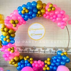 Balloon Ring Decoration For Annaprashan Ceremony In Bangalore