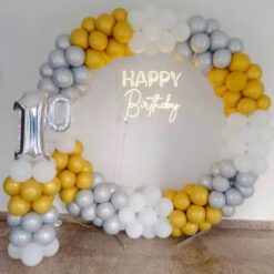 Balloon Ring Decorations For 10th Birthday In Bangalore