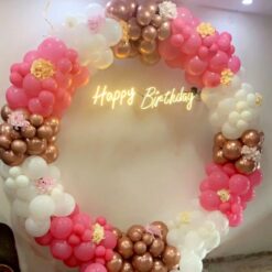 Balloons And Flowers Ring Decorations In Bangalore