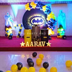 Batman Theme Birthday Party Decorations In Bangalore
