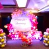 Circular Backdrop Decorations For 30th Anniversary In Bangalore