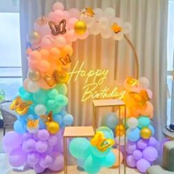 Elegant Balloon Ring Butterfly Theme Decorations For Birthday In Bangalore