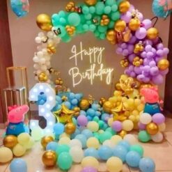 Peppa Pig Theme Birthday Party Decorations In Bangalore