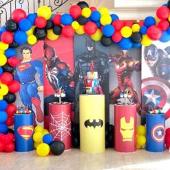 Superhero Theme Birthday Party Decorations In Bangalore