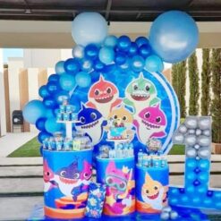 Baby Shark Theme Decoration For Birthday Party In Bangalore