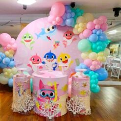 Baby Shark Themed Decorations For Birthday Party In Bangalore