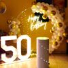 Balloon Ring Decoration For 50th Birthday In Bangalore