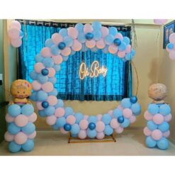 Balloon Ring Decoration For Baby Shower At Home In Bangalore