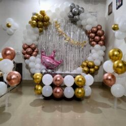 Balloon Ring Decoration For Kids Birthday At Home In Bangalore