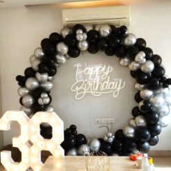 Balloon Ring Decorations For 38th Birthday In Bangalore