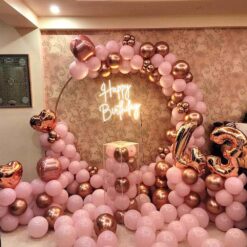 Balloon Ring Decorations For 43rd Birthday In Bangalore