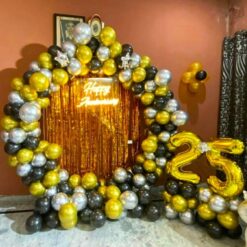 Balloons Ring Decoration For 25th Anniversary In Bangalore