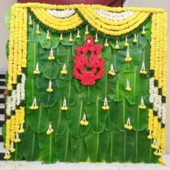Banana Leaves & Flower Decorations For Baby Shower in Bangalore