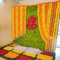 Betel Leaves And Flower Decoration For Baby Shower in Bangalore