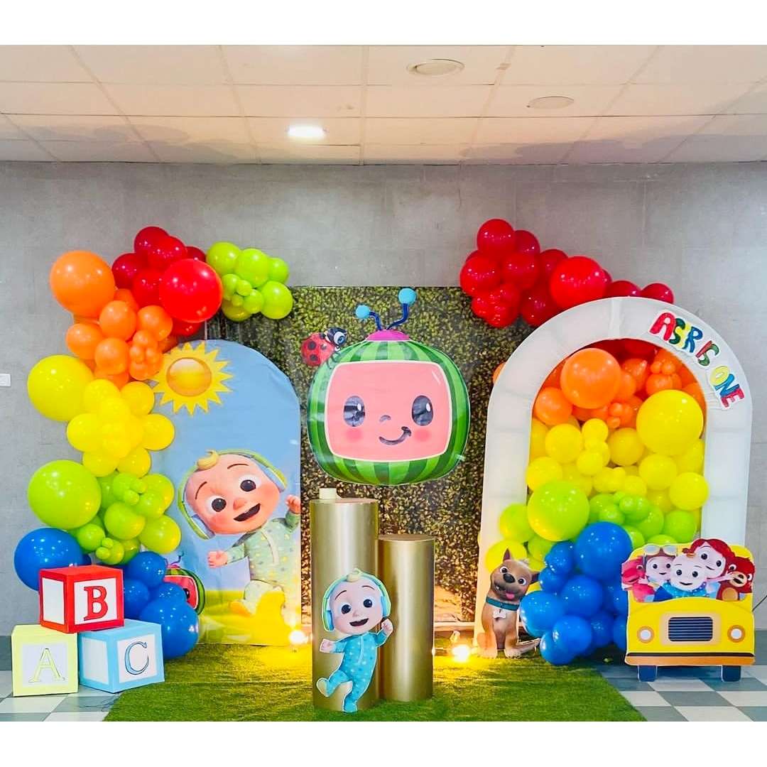 Cocomelon Birthday Themed Decoration In Bangalore - Chintu Party And Events