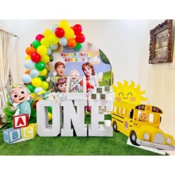 Cocomelon Theme Decorations For Birthday Party In Bangalore