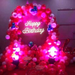 Happy Birthday Love Balloon Ring Decoration in Bangalore