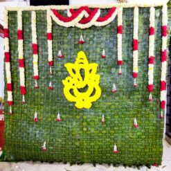 Knitted Coconut Leaves & Flower Decoration For Baby Shower in Bangalore