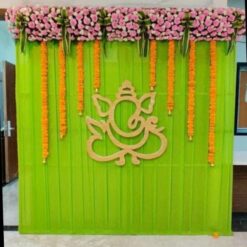 Marigold And Mixed Flower Decorations For Baby Shower in Bangalore