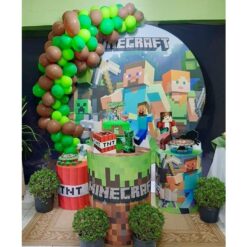 Minecraft Theme Birthday Party Decoration In Bangalore