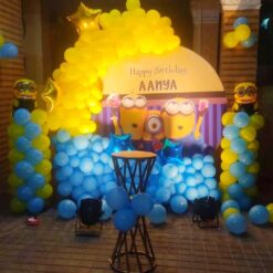 Minions Theme Birthday Party Decoration In Bangalore
