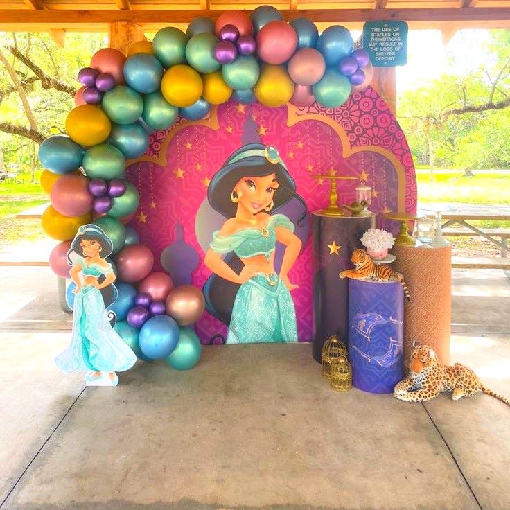 Princess Jasmine Themed Birthday Party Decorations In Bangalore ...