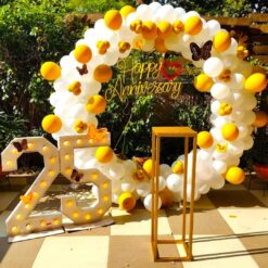 Ring Balloon Decoration For 25th Anniversary In Bangalore