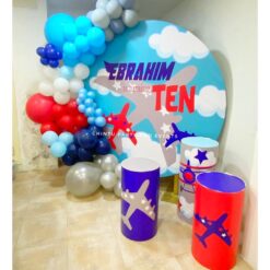 Aeroplane Themed Birthday Party Decorations In Bangalore