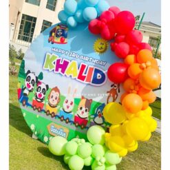 Baby Bus Theme Birthday Party Decoration In Bangalore