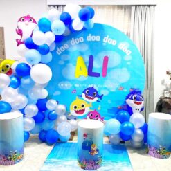Baby Shark Theme 4th Birthday Party Decorations In Bangalore