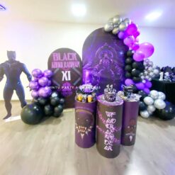 Black Panther Theme Birthday Party Decorations In Bangalore