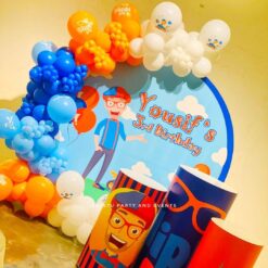 Blippi Theme Birthday Party Decorations In Bangalore