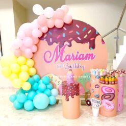 Candy And Donut Theme Birthday Party Decorations In Bangalore