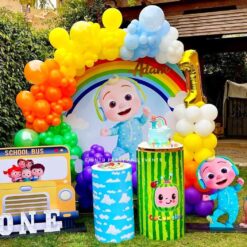 Cocomelon Themed 1st Birthday Decorations In Bangalore