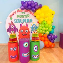 Little Monster Themed Birthday Party Decorations In Bangalore