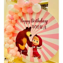Masha And The Bear Themed Birthday Party Decoration In Bangalore