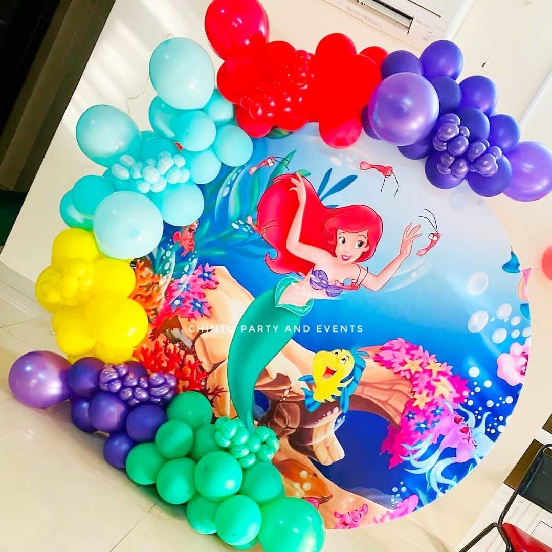 Mermaid Theme Birthday Party Decorations In Bangalore – Chintu