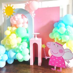 Peppa Pig Theme Birthday Party Decoration In Bangalore