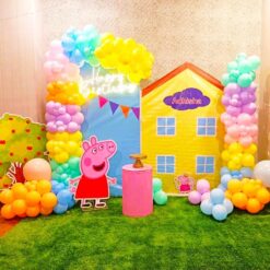 Peppa Pig Theme Decoration For Birthday In Bangalore