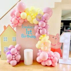 Peppa Pig Theme First Birthday Party Decorations In Bangalore