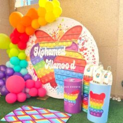 Pop It Theme Birthday Party Decoration In Bangalore