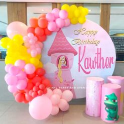Princess Rapunzel Theme Birthday Party Decorations In Bangalore