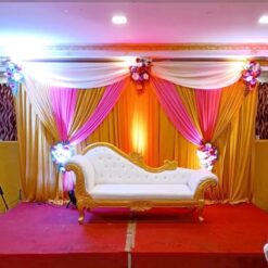 Simple Flowers Decoration For Engagement In Bangalore
