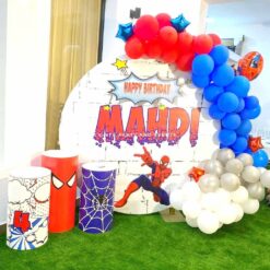 Spiderman Theme 4th Birthday Party Decorations In Bangalore