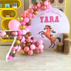 Spirit Riding Free Theme Birthday Decorations In Bangalore