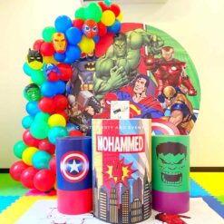 Superhero Themed Birthday Party Decoration In Bangalore