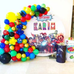 Superhero Themed Birthday Party Decorations In Bangalore