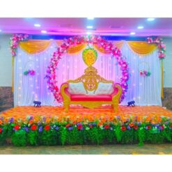 Wedding Reception Flower Decoration In Bangalore