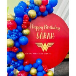 Wonder Woman Theme Birthday Party Decoration In Bangalore